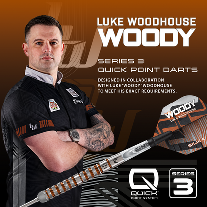 Harrows Luke Woodhouse Series 3 90% Tungsten Steeldarts