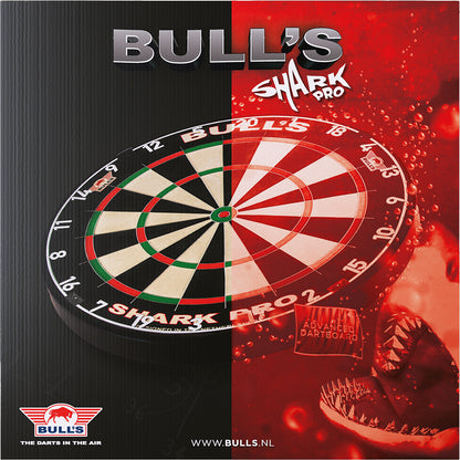 Bull's NL Shark Pro Dartbord incl. Draaibeugel