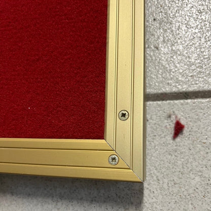 B-Ware Individuelles Dart Oche (Rot / Gold - ohne LED)