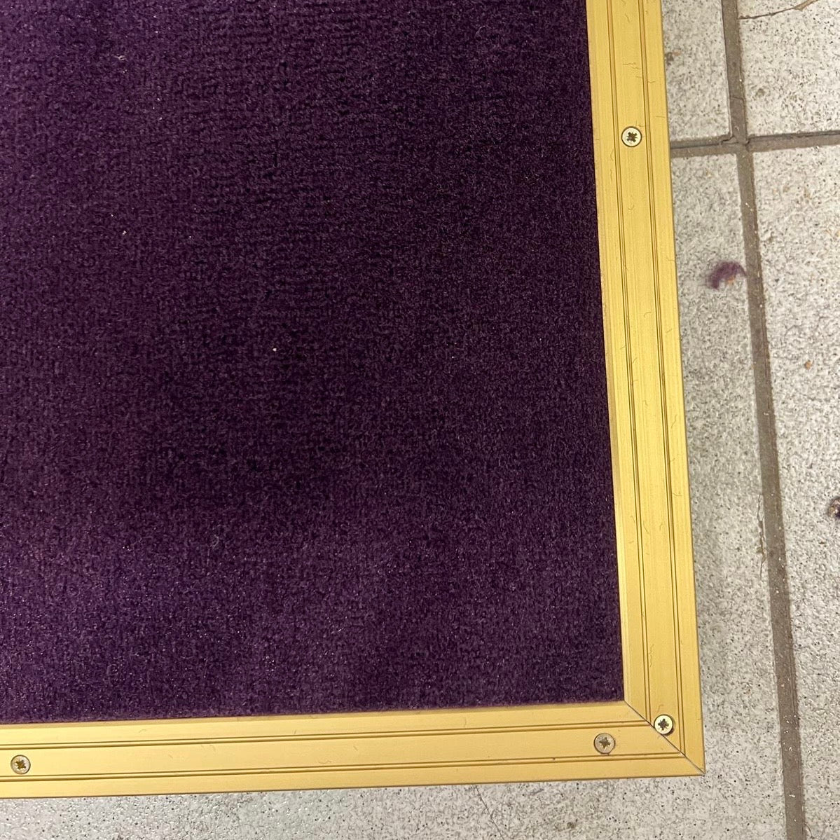 B-Ware Individuelles Dart Oche (Lila / Gold - ohne LED)