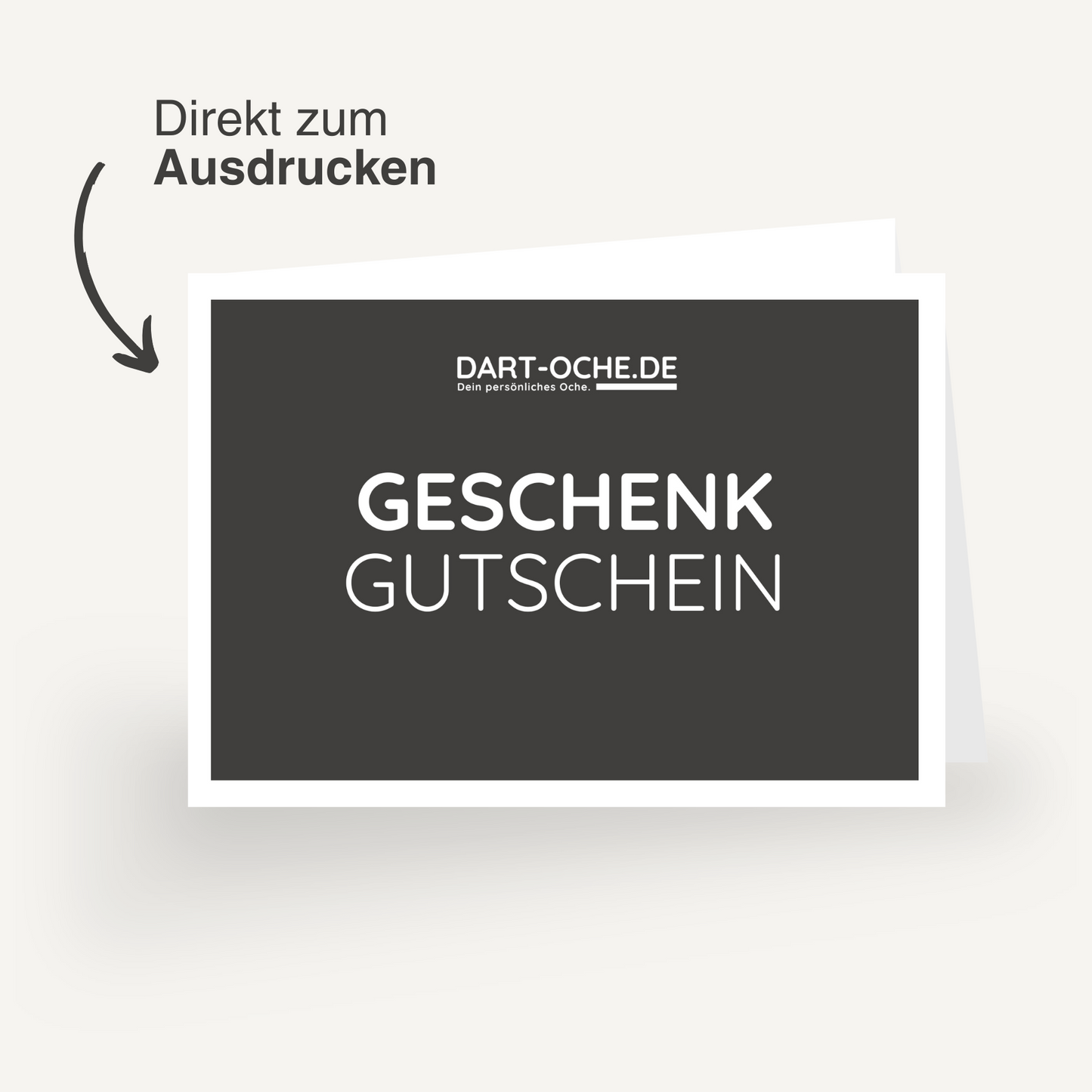 Dart-Oche.de Gutschein per E-Mail
