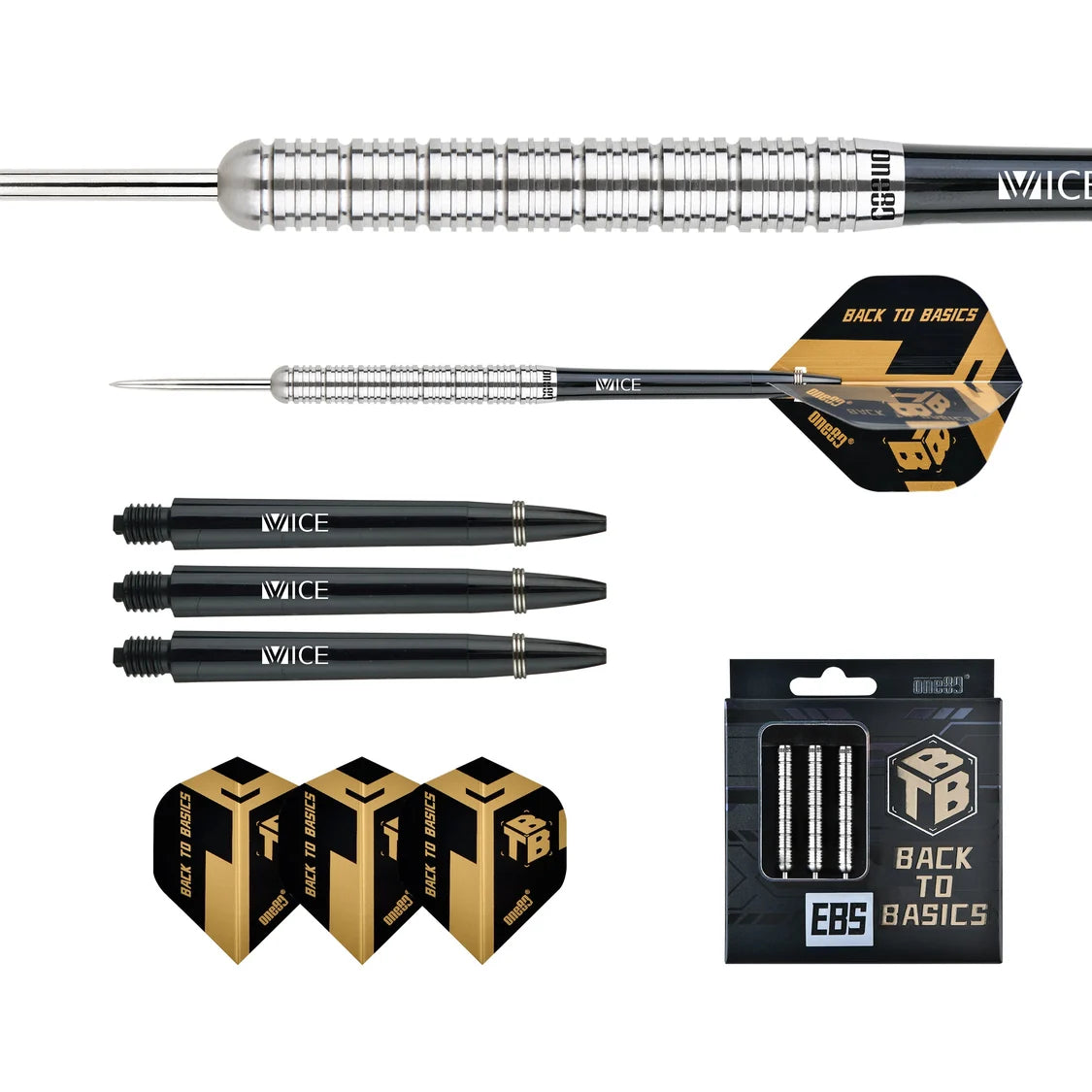 One80 Back To Basic EBS 90% Tungsten Steeldarts