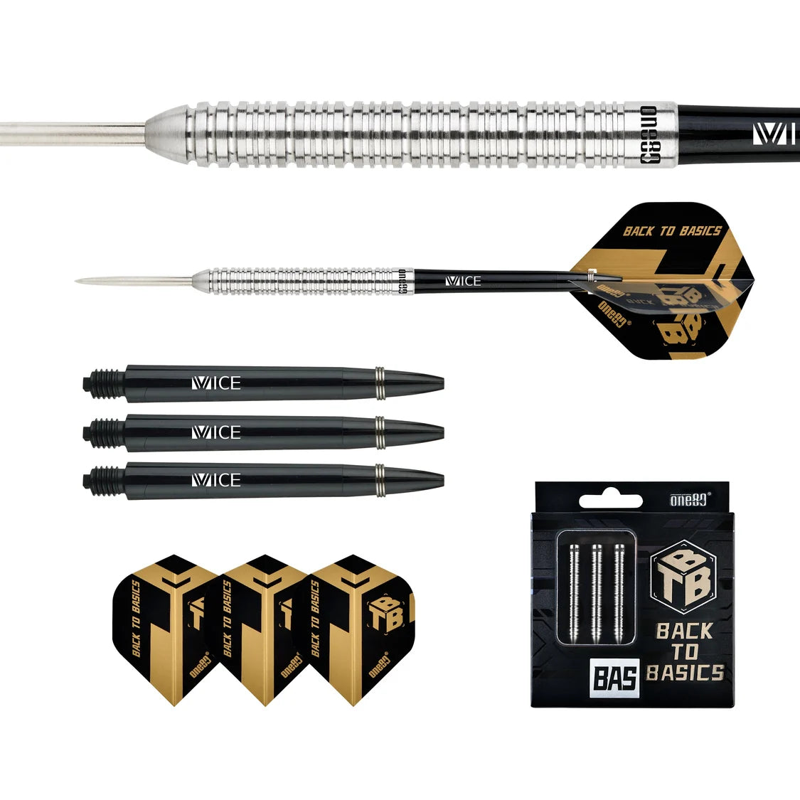 One80 Back To Basic BAS 90% Tungsten Steeldarts