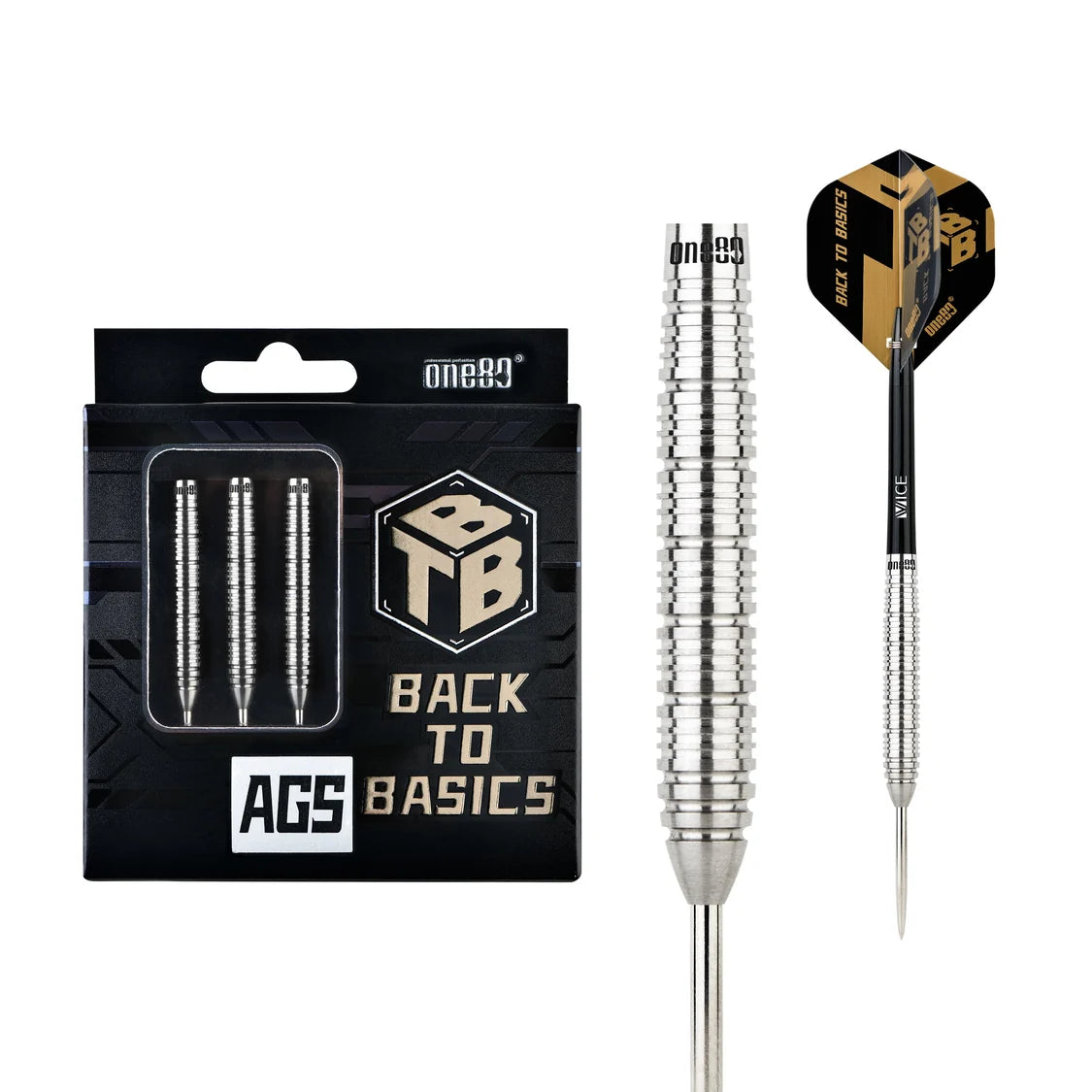 One80 Back To Basic AGS 90% Tungsten Steeldarts