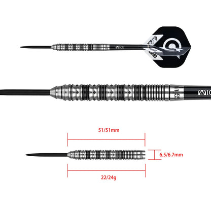 One80 Elmar Paulke V2 90% Tungsten Steeldarts