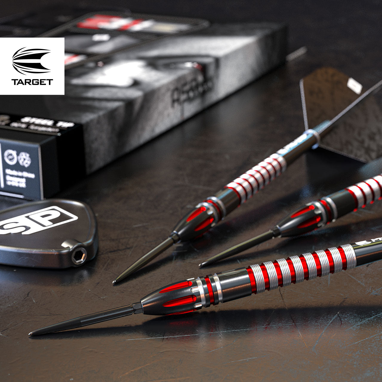 Target Nathan Aspinall Black 90% Tungsten Swiss Point Steeldarts