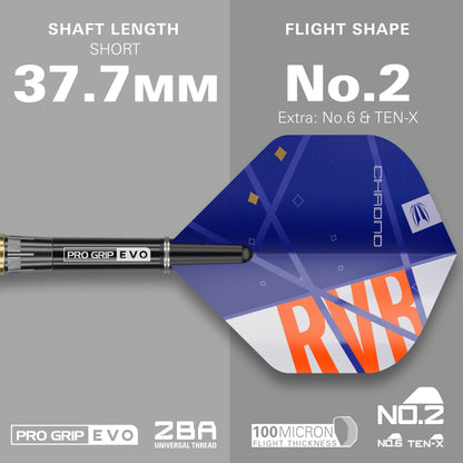 Target Raymond van Barneveld Chrono 95% Tungsten Softdarts