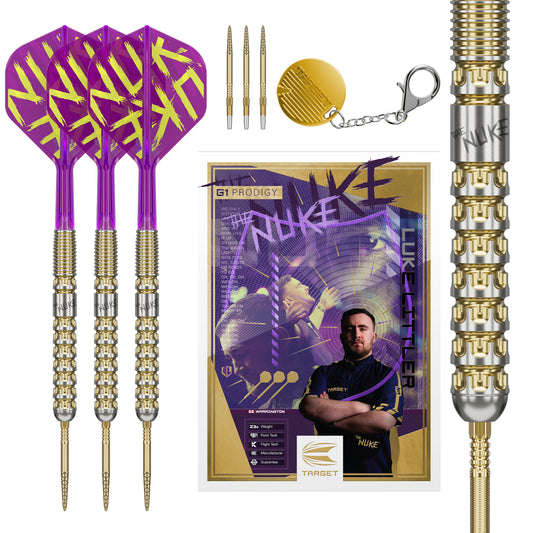 Target Luke Littler G1 Prodigy 90% Tungsten Swiss Point Steeldarts