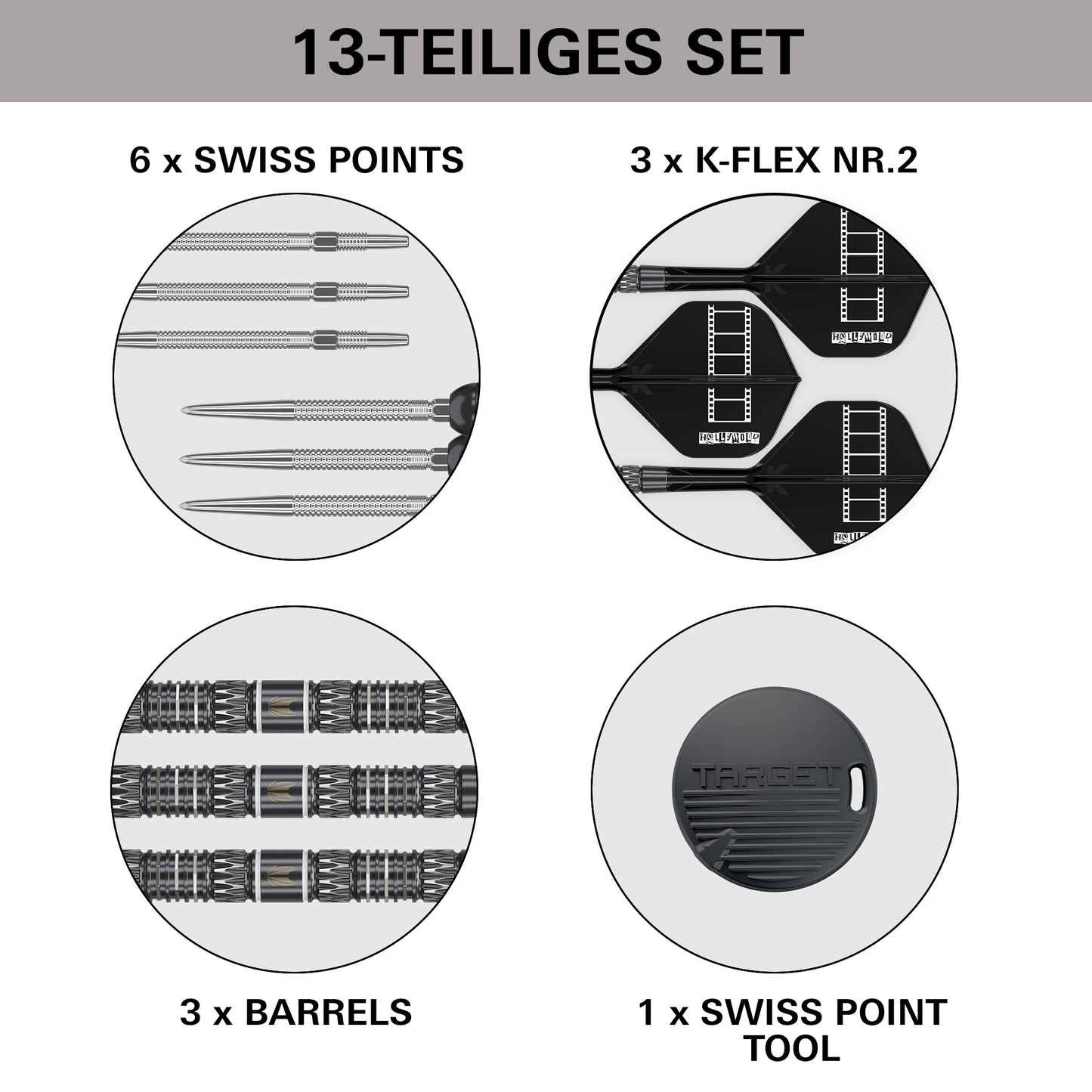 Target Chris Dobey 95K 95% Tungsten Swiss Point Steeldarts