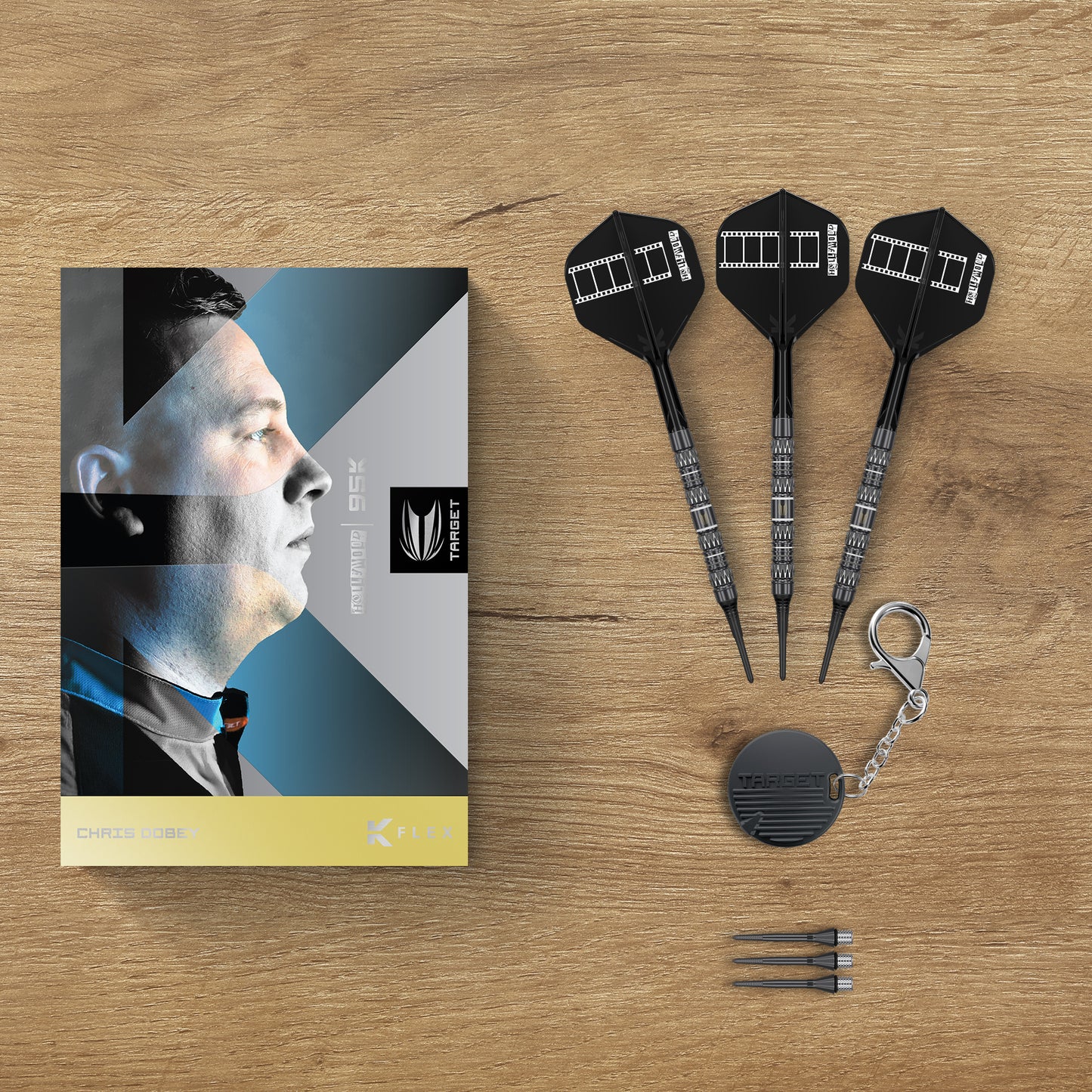 B-Ware Target Chris Dobey 95K 95% Tungsten Softdarts