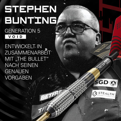 Target Stephen Bunting G5 Void 95% Tungsten Swiss Point Steeldarts