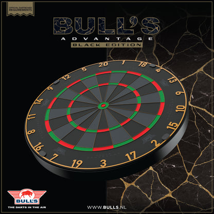 Bull's NL Advantage Black Steeldartboard