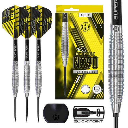 Harrows NX90 Bomb 90% Tungsten stalen darts