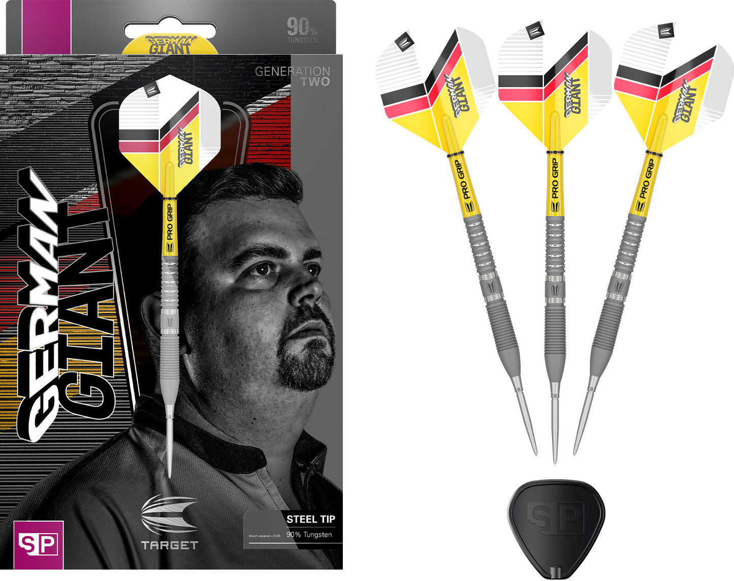 Target Gabriel Clemens G2 90% wolfraam Swiss Point stalen darts