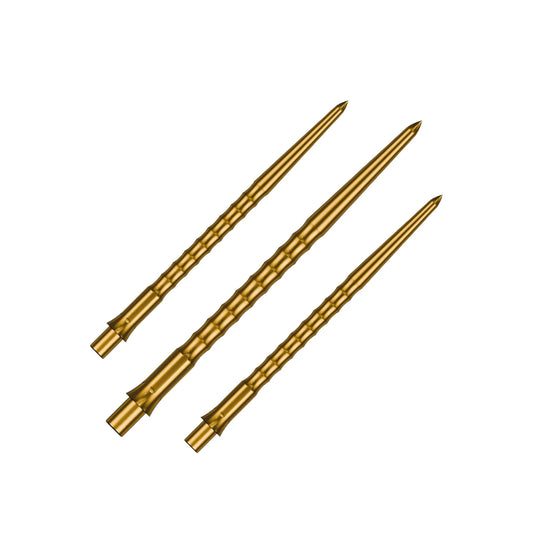 Precise180 Steeldartspitzen - Gold - Ripple