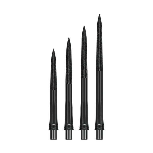 Precise180 Steeldartspitzen - Schwarz - Roughed