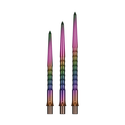 Precise180 Steeldartspitzen - Rainbow - Ripple