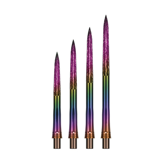 Precise180 Steeldartspitzen - Rainbow - Roughed