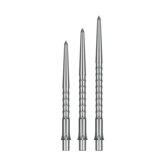Precise180 Steeldartspitzen - Silber - Ripple