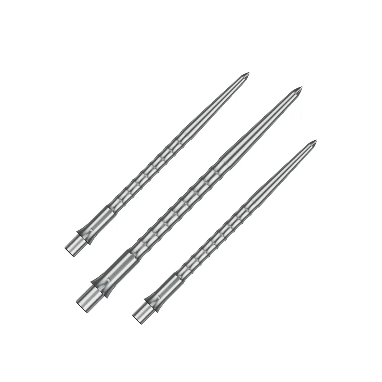 Precise180 Steeldartspitzen - Silber - Ripple