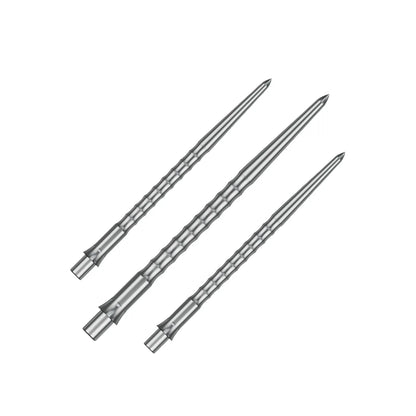 Precise180 Steeldartspitzen - Silber - Ripple
