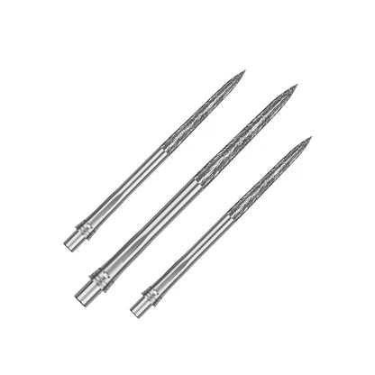 Precise180 Steeldartspitzen - Silber - Roughed