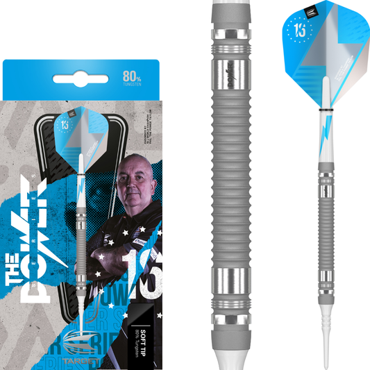 Target Phil Taylor The Power Series Silver 80% Tungsten Softdarts