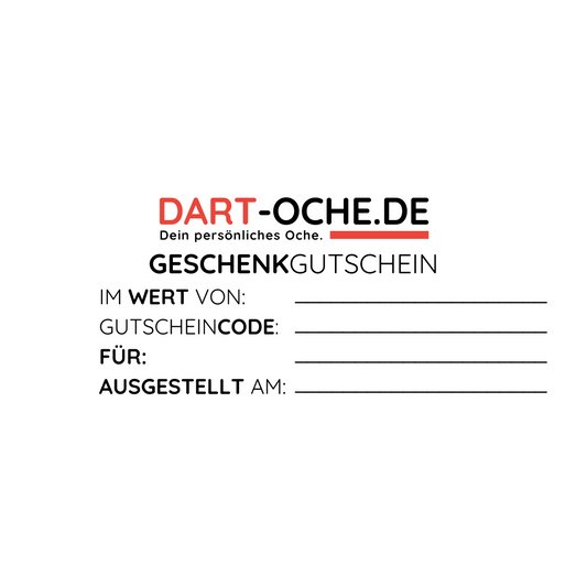 Dart-Oche.de Gutschein per Post