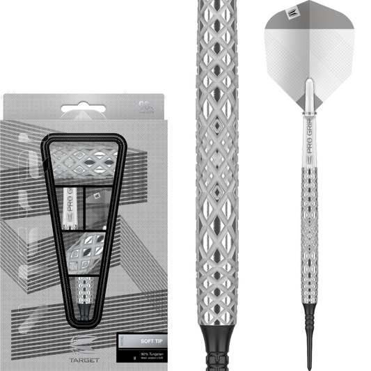 Target Nastri 10 90% wolfraam zachte darts