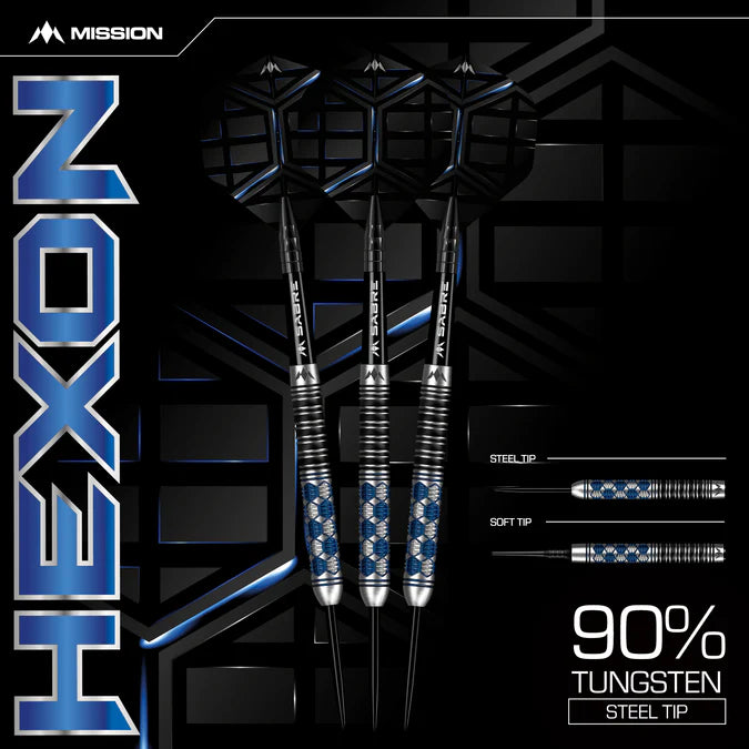 Mission Hexon 90% Tungsten Steeldarts