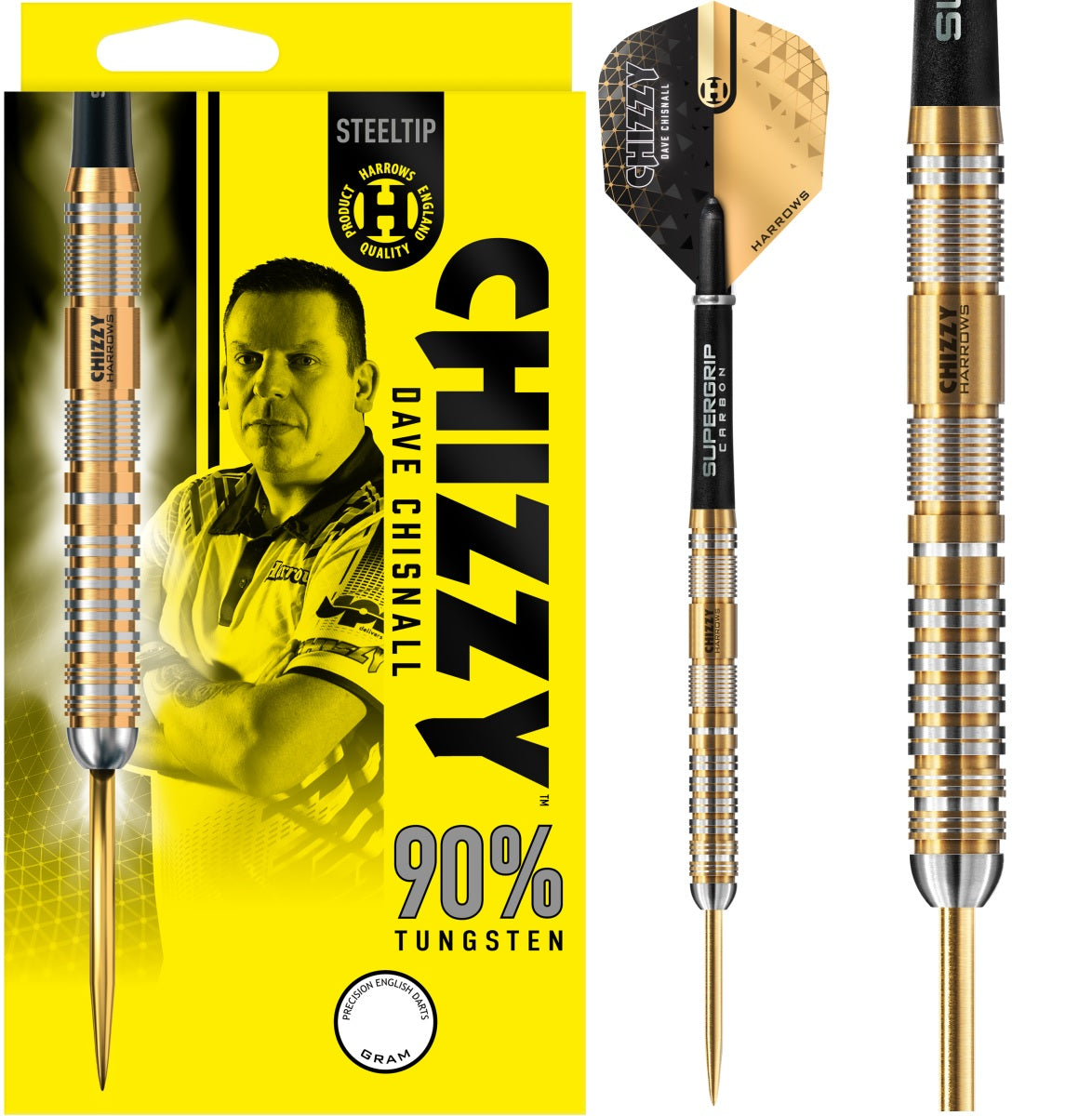 Harrows Dave Chisnall Series 2 90% Tungsten Steeldarts