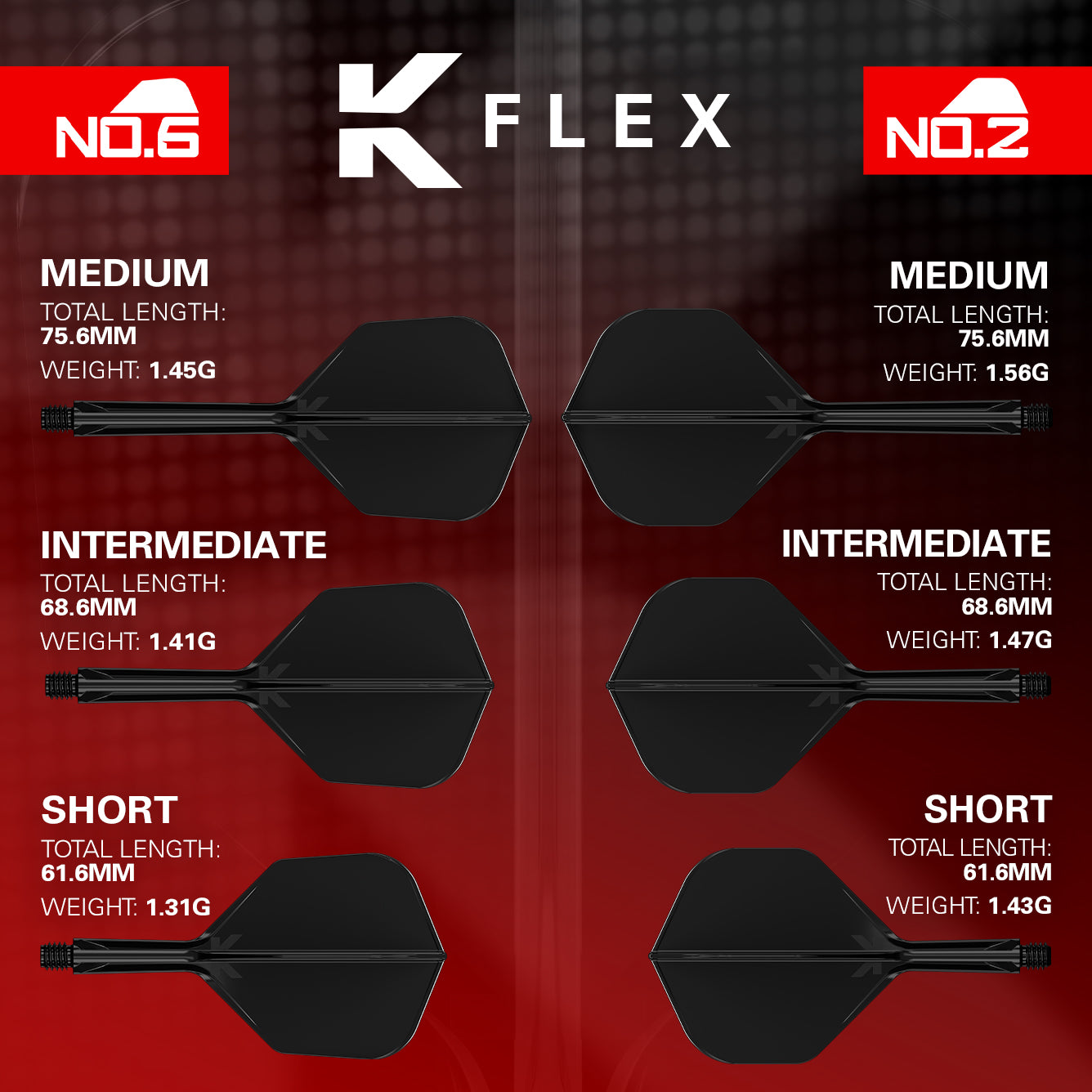 Target K-Flex vlucht-/assysteem NO2 - zwart