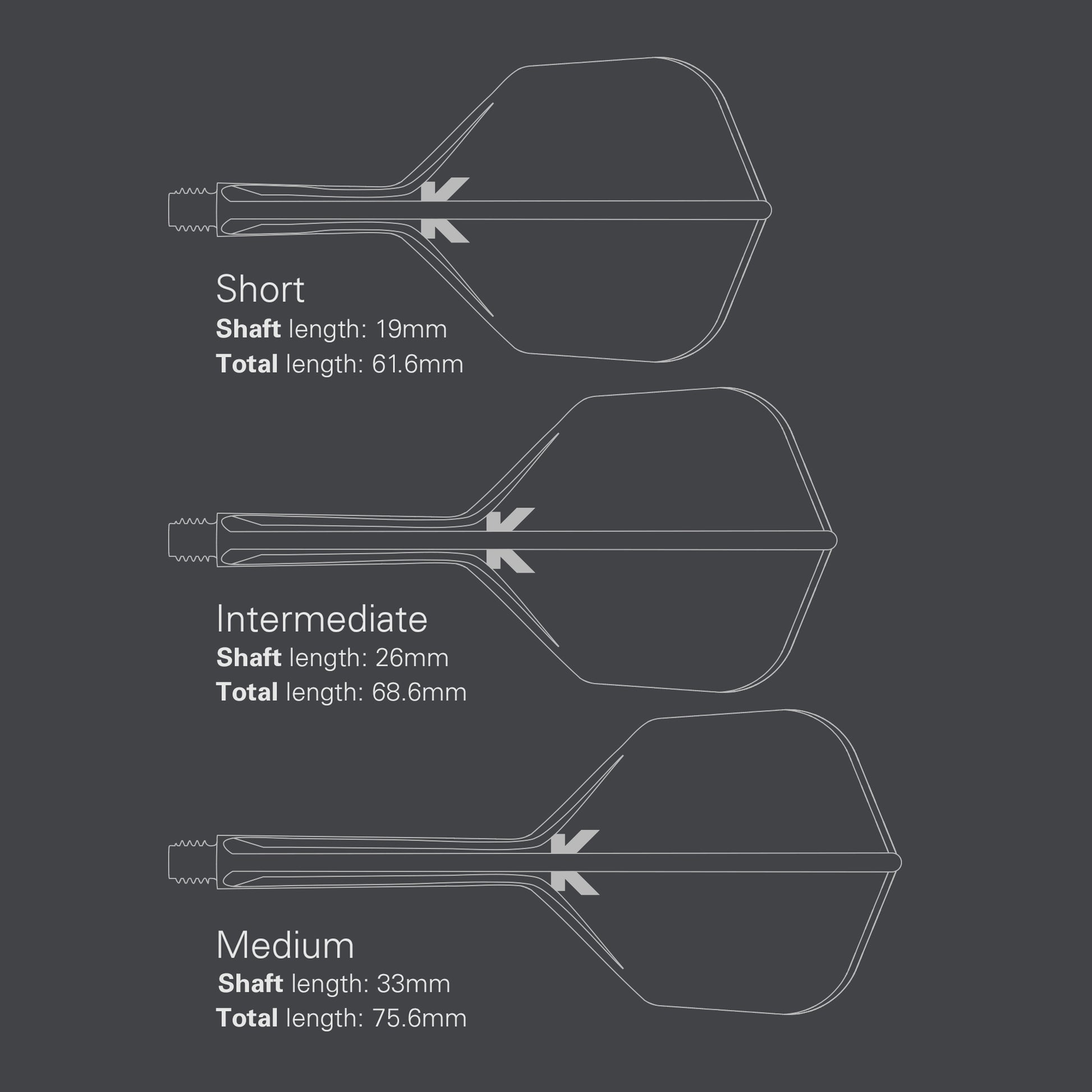 Target K-Flex Flight / Shaft System NO6 - Clear