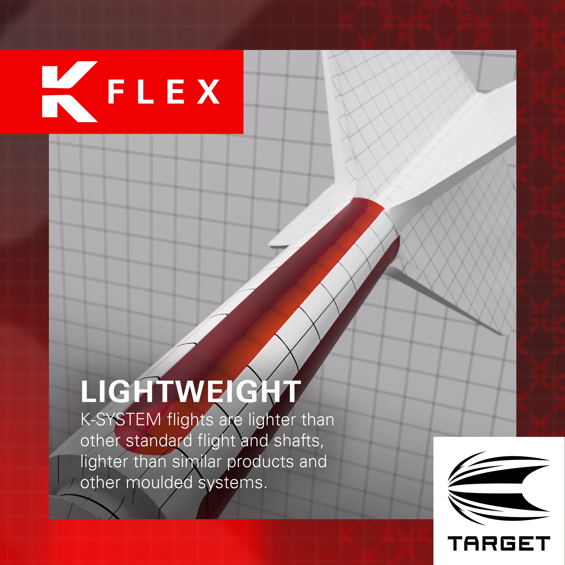 Target K-Flex Flight / Shaft System NO6 - Clear –