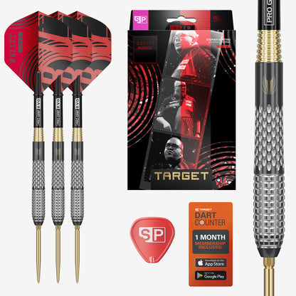 Target Stephen Bunting G5 Void 95% Tungsten Swiss Point Steeldarts