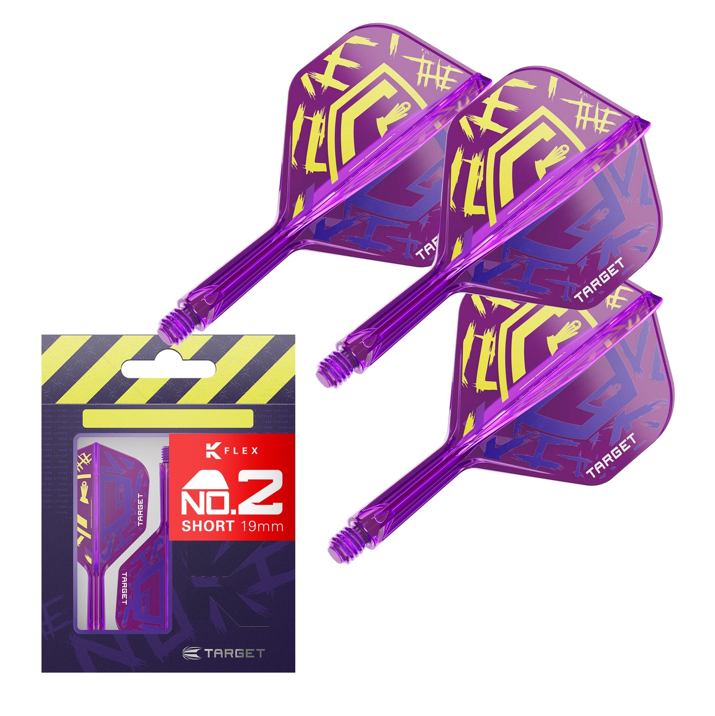 Target K-Flex Flight / Shaft System NO2 - Luke Littler World Champion