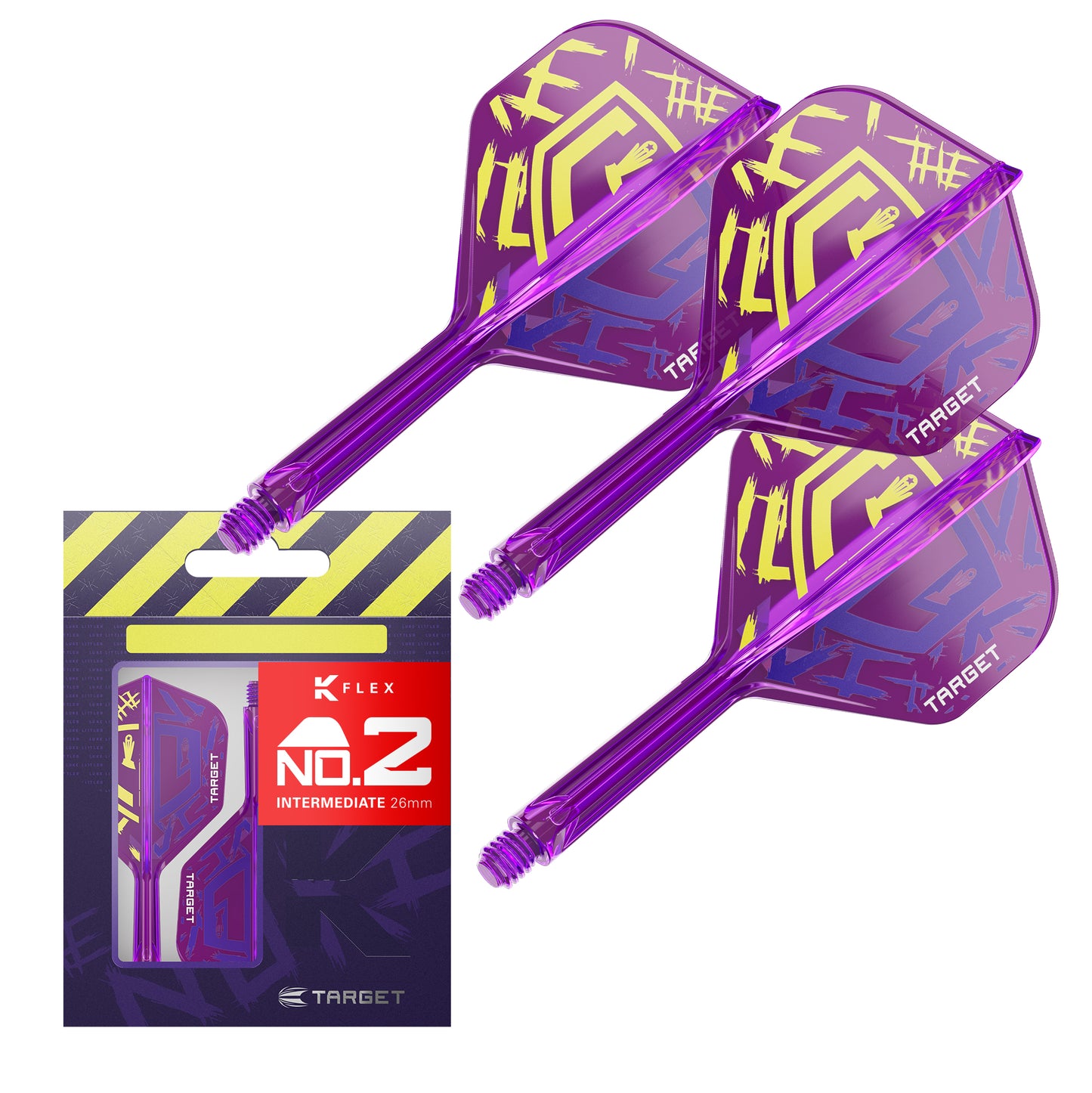 Target K-Flex Flight / Shaft System NO2 - Luke Littler World Champion