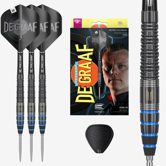 Target Jeffrey de Graaf G1 90% Tungsten Swiss Point stalen darts