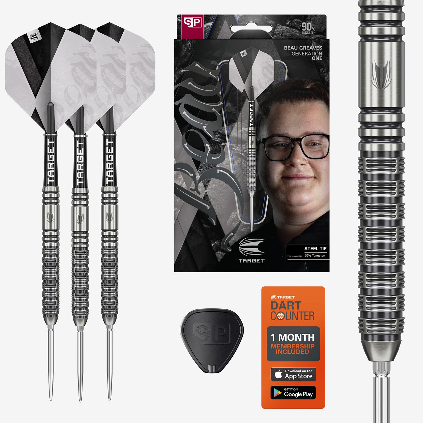 Target Beau Greaves G1 90% Tungsten Swiss Point Steeldarts