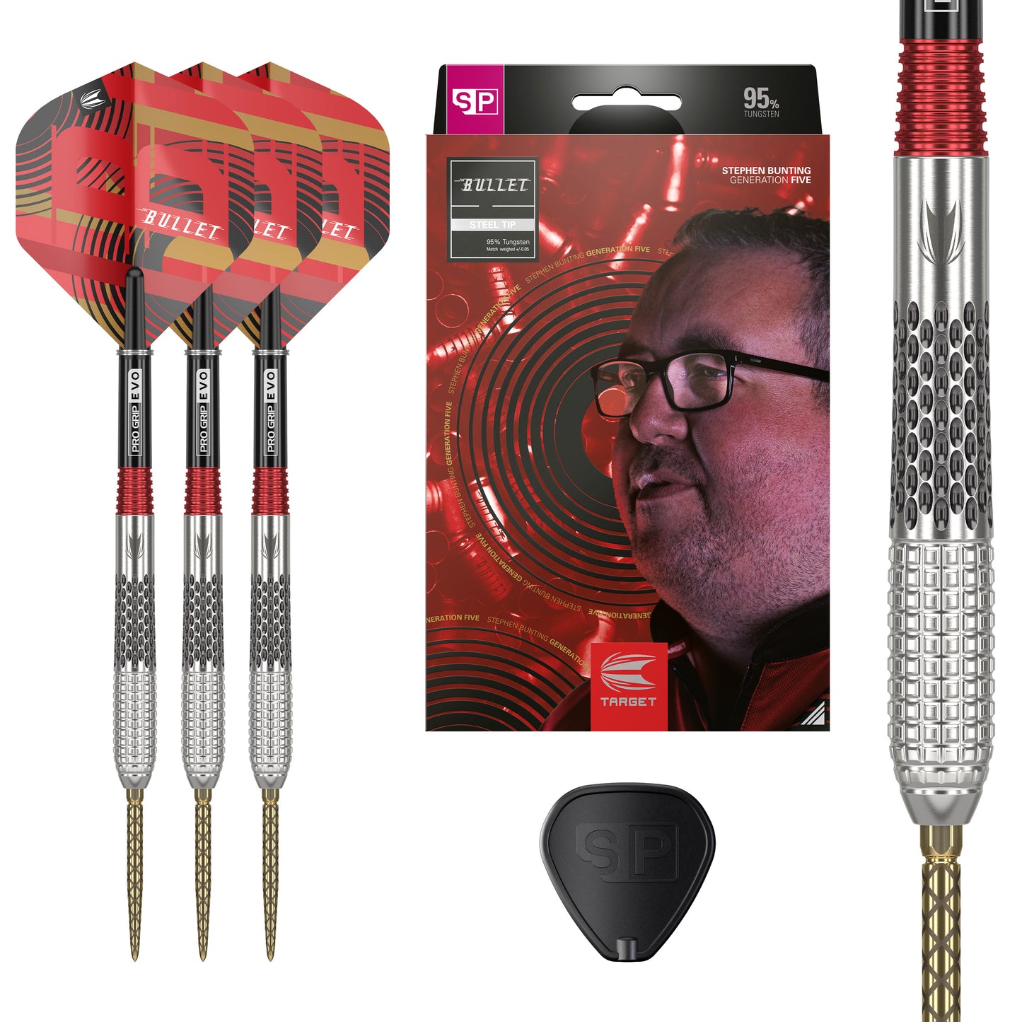 Target Stephen Bunting G5 95% Tungsten Swiss Point Steeldarts