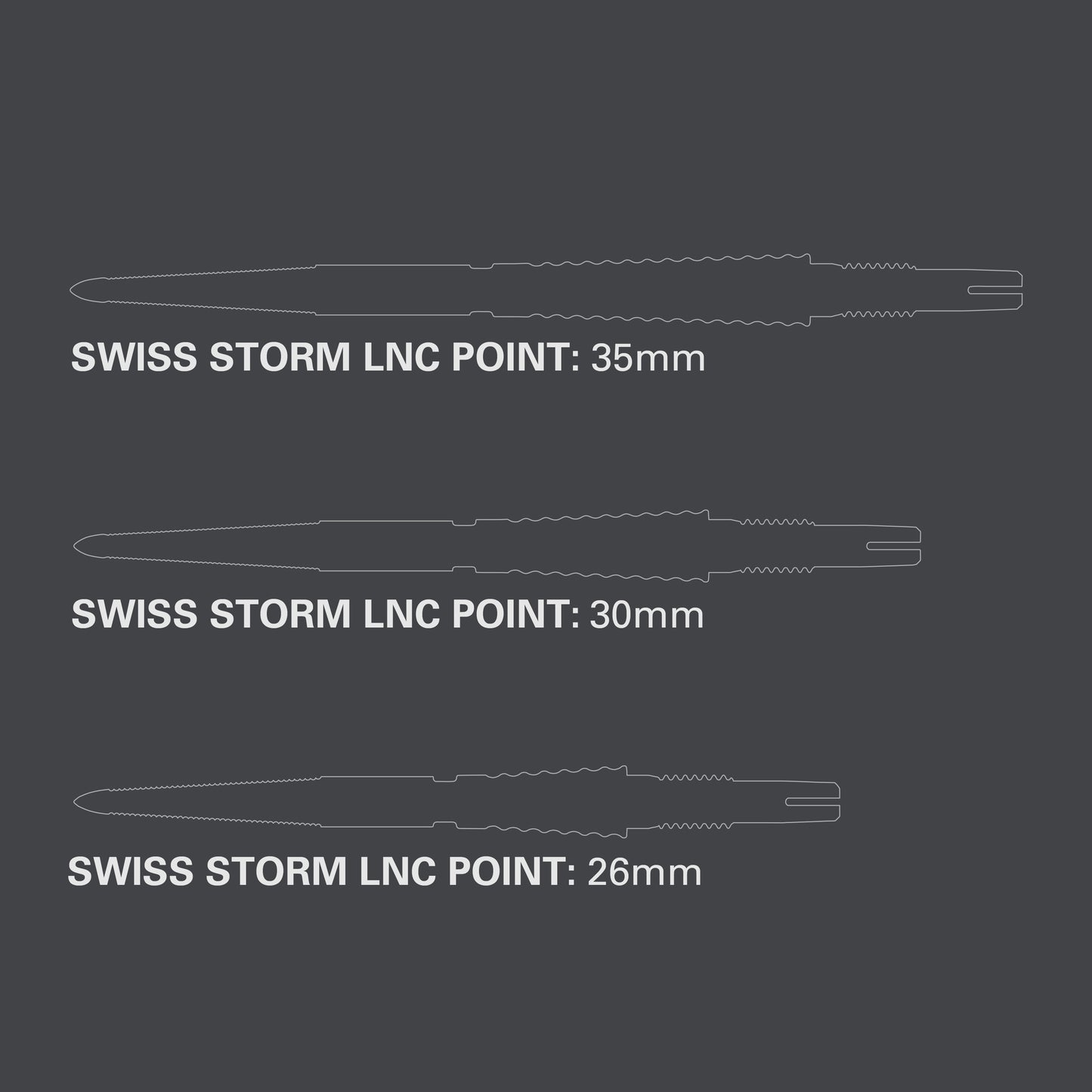 Target Swiss Storm LNC Point - Silber