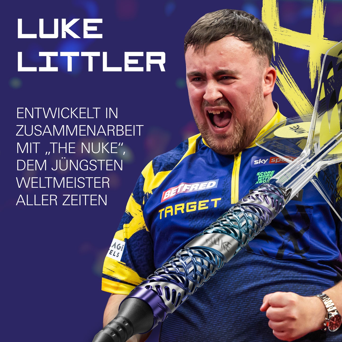 B-Ware Target Luke Littler Edge 95% Tungsten Softdarts