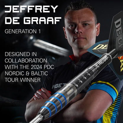 Target Jeffrey de Graaf G1 90% Tungsten Swiss Point stalen darts