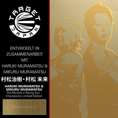 Target Japan The Miracle Rising Sun Limited Edition Champions Set 95% Tungsten Swiss Point Steeldarts