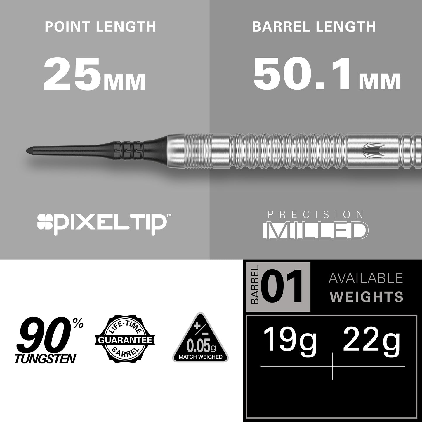 Target Dimitri van den Bergh G2 90% Tungsten Softdarts