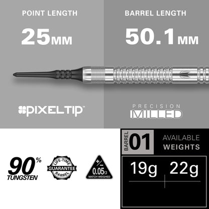 Target Dimitri van den Bergh G2 90% Tungsten Softdarts