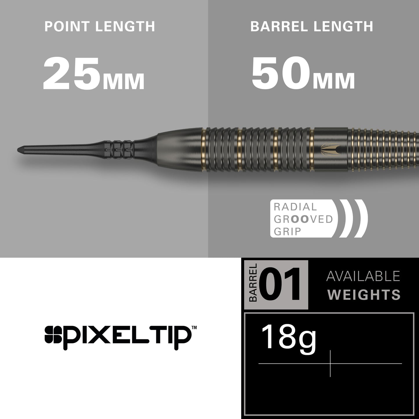 Target Raymond van Barneveld Brass Softdarts