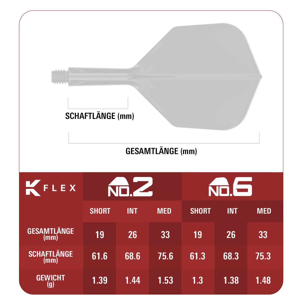 Target Japan K-Flex Flight / Shaft System NO6 - Mayo