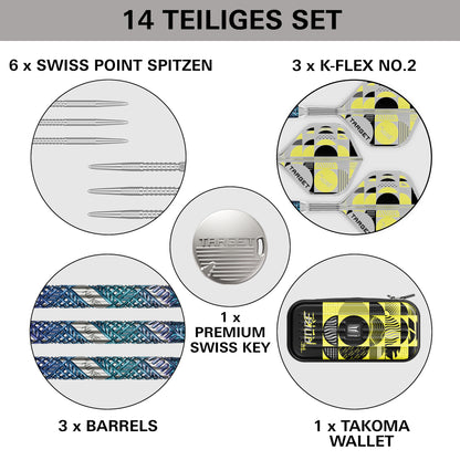 Target Luke Littler Edge 95% Tungsten Swiss Point Steeldarts