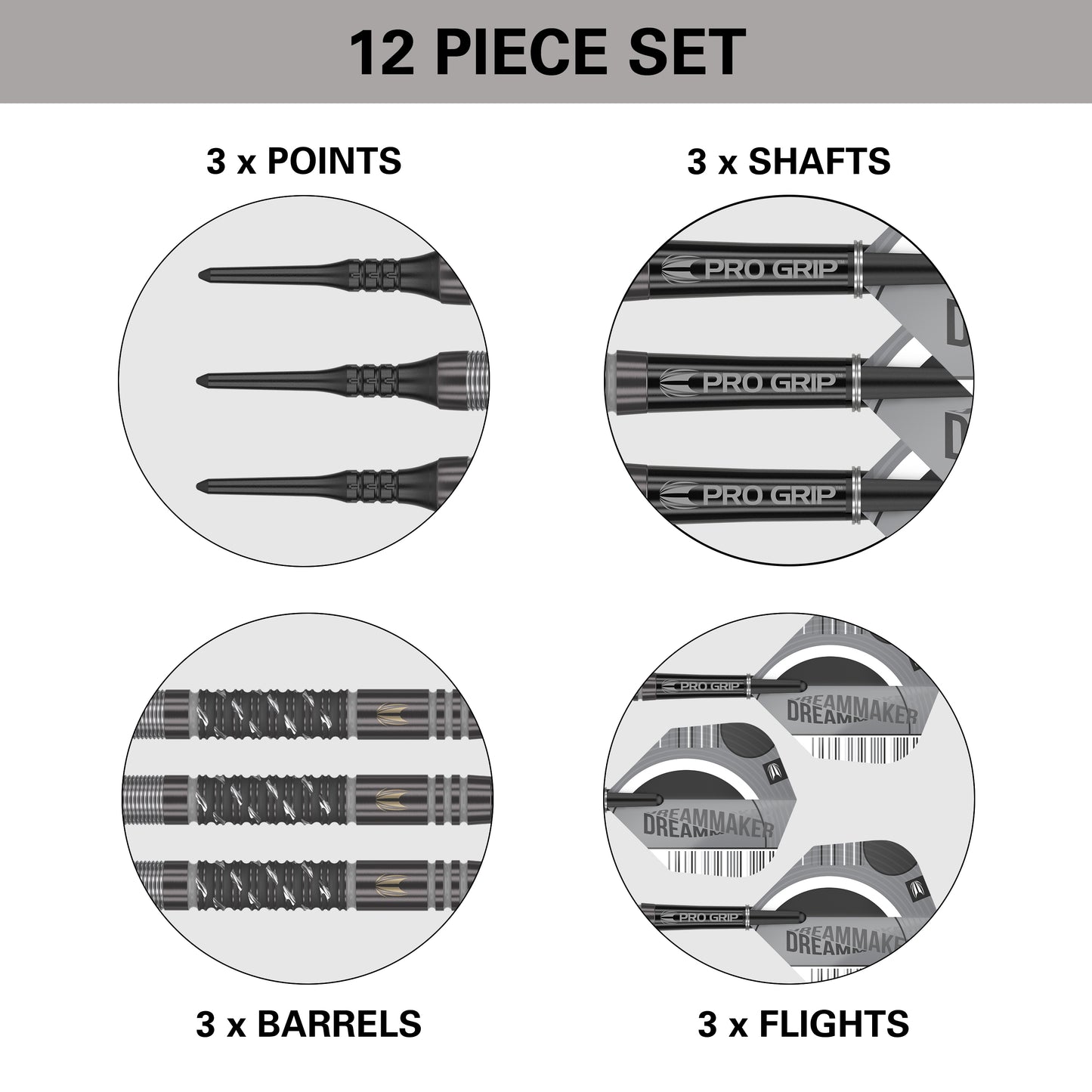 Target Dimitri van den Bergh x Echo 90% Tungsten Softdarts